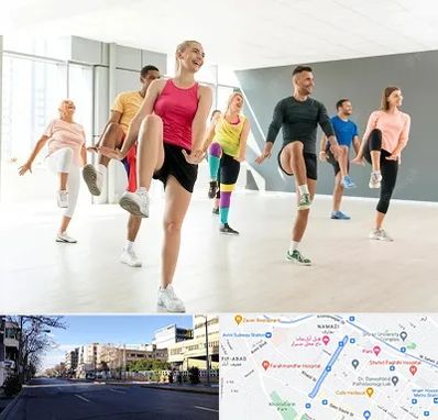 باشگاه زومبا در خیابان ملاصدرا شیراز