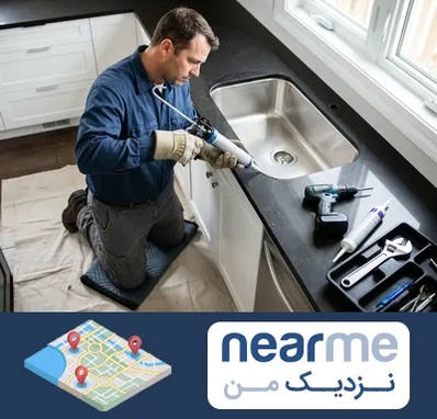 نصب سینک ظرفشویی در نزدیک من