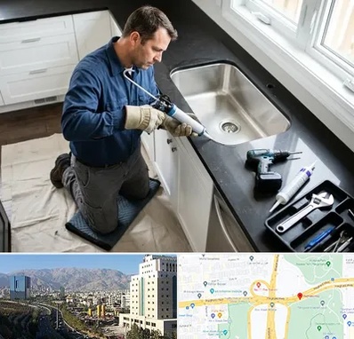 نصب سینک ظرفشویی در حقانی