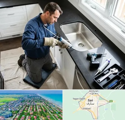 نصب سینک ظرفشویی در ساری
