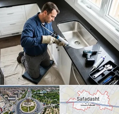 نصب سینک ظرفشویی در صفادشت