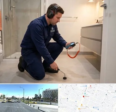 تشخیص ترکیدگی لوله در بلوار کلاهدوز مشهد 