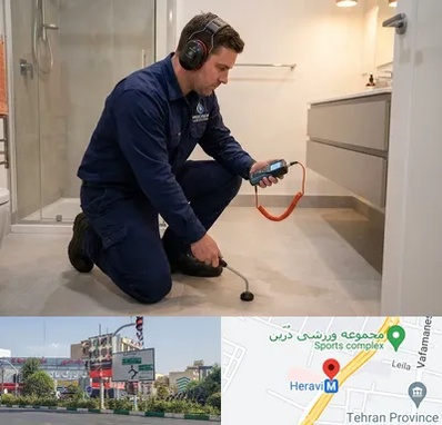 تشخیص ترکیدگی لوله در هروی 