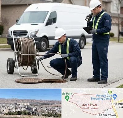 چاه بازکنی و تخلیه چاه در شهرک گلستان شیراز 