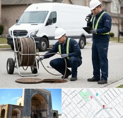 چاه بازکنی و تخلیه چاه در مصلی مشهد 