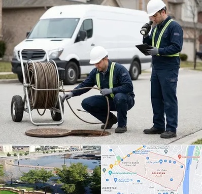 چاه بازکنی و تخلیه چاه در گلستان اهواز