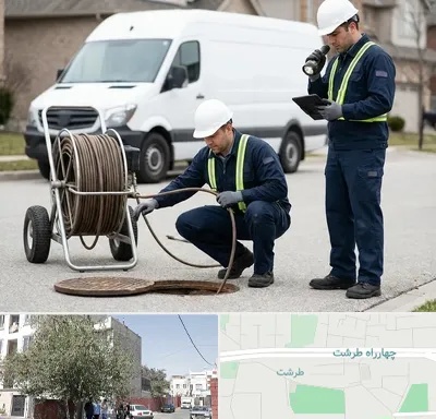 چاه بازکنی و تخلیه چاه در طرشت