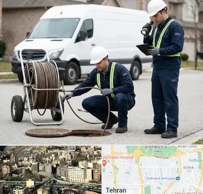 چاه بازکنی و تخلیه چاه در مرزداران 
