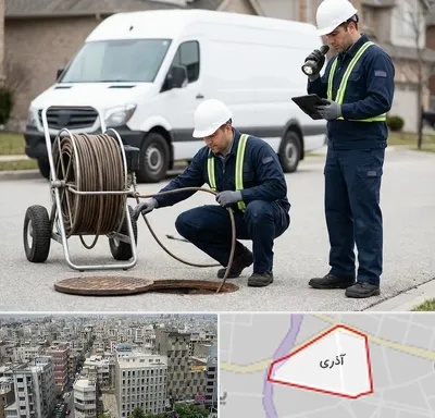 چاه بازکنی و تخلیه چاه در آذری