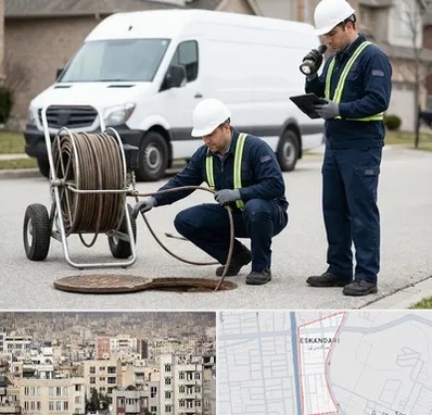 چاه بازکنی و تخلیه چاه در اسکندری