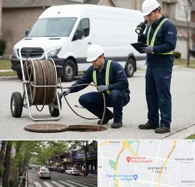 چاه بازکنی و تخلیه چاه در ظفر