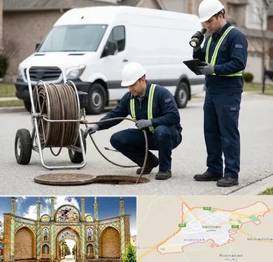 چاه بازکنی و تخلیه چاه در سمنان