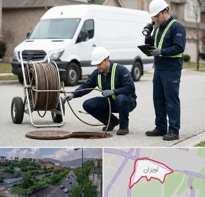 چاه بازکنی و تخلیه چاه در لویزان