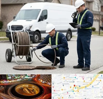 چاه بازکنی و تخلیه چاه در میدان ولیعصر