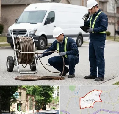 چاه بازکنی و تخلیه چاه در دزاشیب