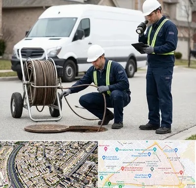 چاه بازکنی و تخلیه چاه در شهرک غرب مشهد 
