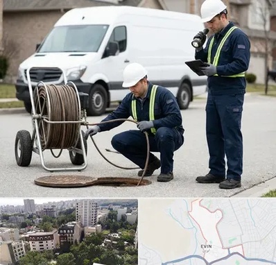 چاه بازکنی و تخلیه چاه در اوین