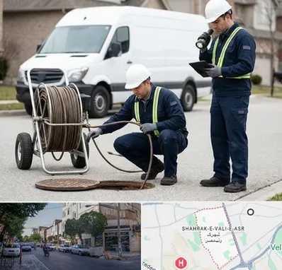 چاه بازکنی و تخلیه چاه در شهرک ولیعصر