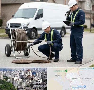 چاه بازکنی و تخلیه چاه در ولنجک 