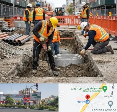حفر چاه فاضلاب در هروی 