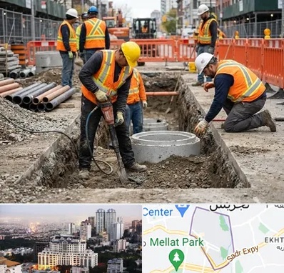 حفر چاه فاضلاب در الهیه 