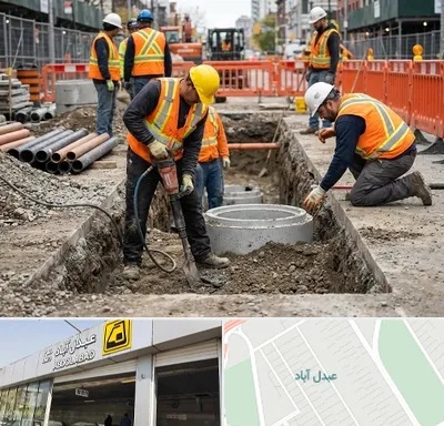 حفر چاه فاضلاب در عبدل آباد