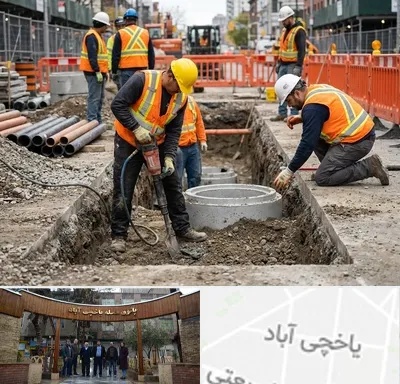 حفر چاه فاضلاب در یاخچی آباد