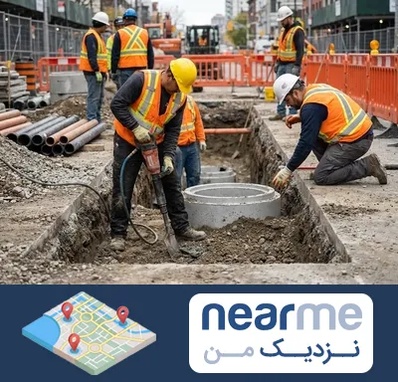 حفر چاه فاضلاب در نزدیک من