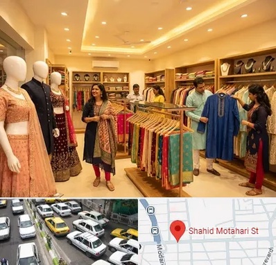 لباس هندی در مطهری تهران