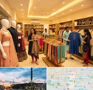 لباس هندی در منطقه 2 تهران