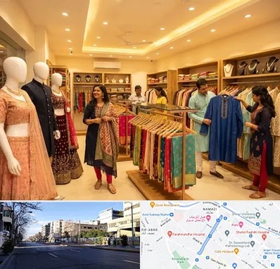 لباس هندی در خیابان ملاصدرا شیراز