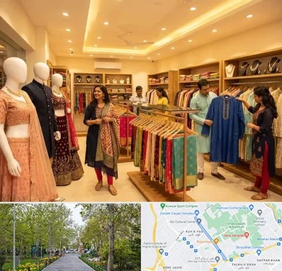 لباس هندی در قدوسی غربی شیراز