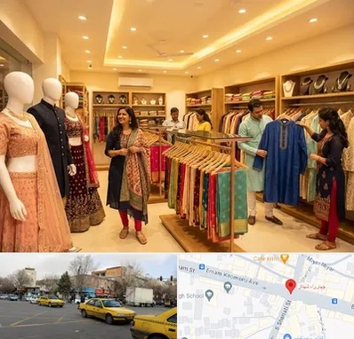 لباس هندی در شهناز تبریز 