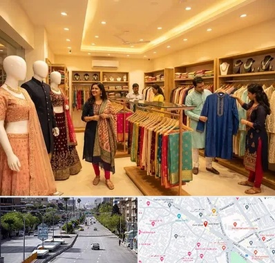 لباس هندی در خیابان زند شیراز 