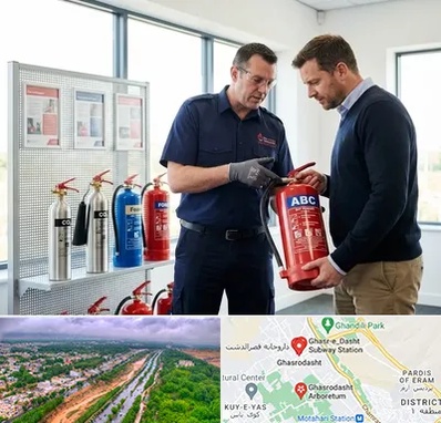 کپسول آتش نشانی در قصرالدشت شیراز 