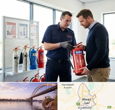 کپسول آتش نشانی در اهواز