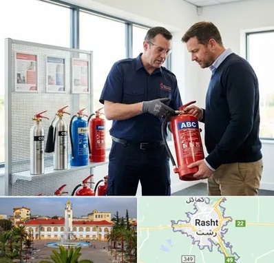 کپسول آتش نشانی در رشت