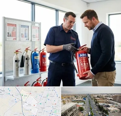 کپسول آتش نشانی در حصارک کرج 