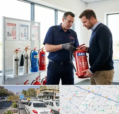 کپسول آتش نشانی در مفتح مشهد 