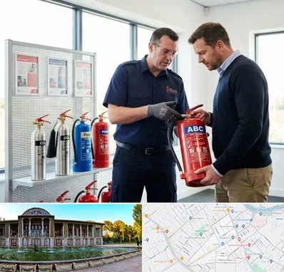 کپسول آتش نشانی در عفیف آباد شیراز 