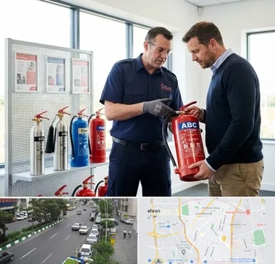 کپسول آتش نشانی در ستارخان 