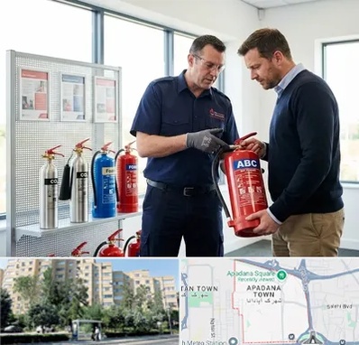 کپسول آتش نشانی در آپادانا 