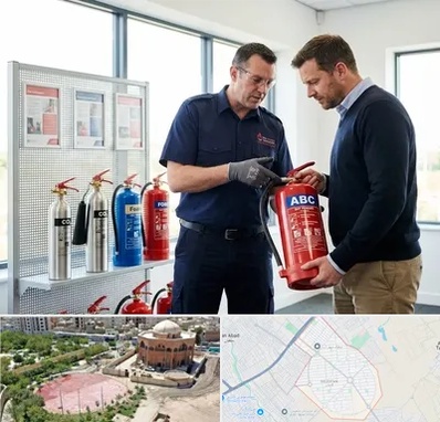 کپسول آتش نشانی در گلستان اسلامشهر 