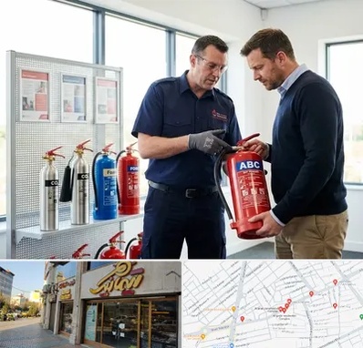 کپسول آتش نشانی در عطاران قم 