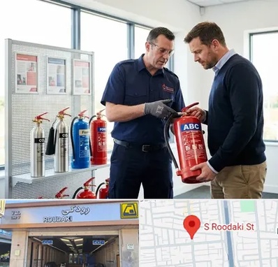 کپسول آتش نشانی در رودکی