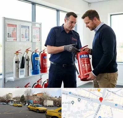 کپسول آتش نشانی در شهناز تبریز 