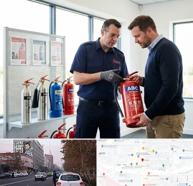 کپسول آتش نشانی در کارگر شمالی 