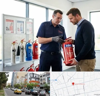 کپسول آتش نشانی در هفده شهریور تبریز 