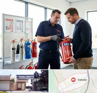 کپسول آتش نشانی در وحیدیه شهریار