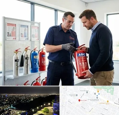 کپسول آتش نشانی در هفت تیر مشهد 